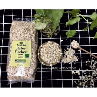 500G YẾN MẠCH ĐỨC NGUYÊN HẠT CÁN DẸT