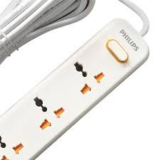 Ổ Cắm Điện 4 Lỗ 3 Chấu 5m Philips SPN1248WC/74