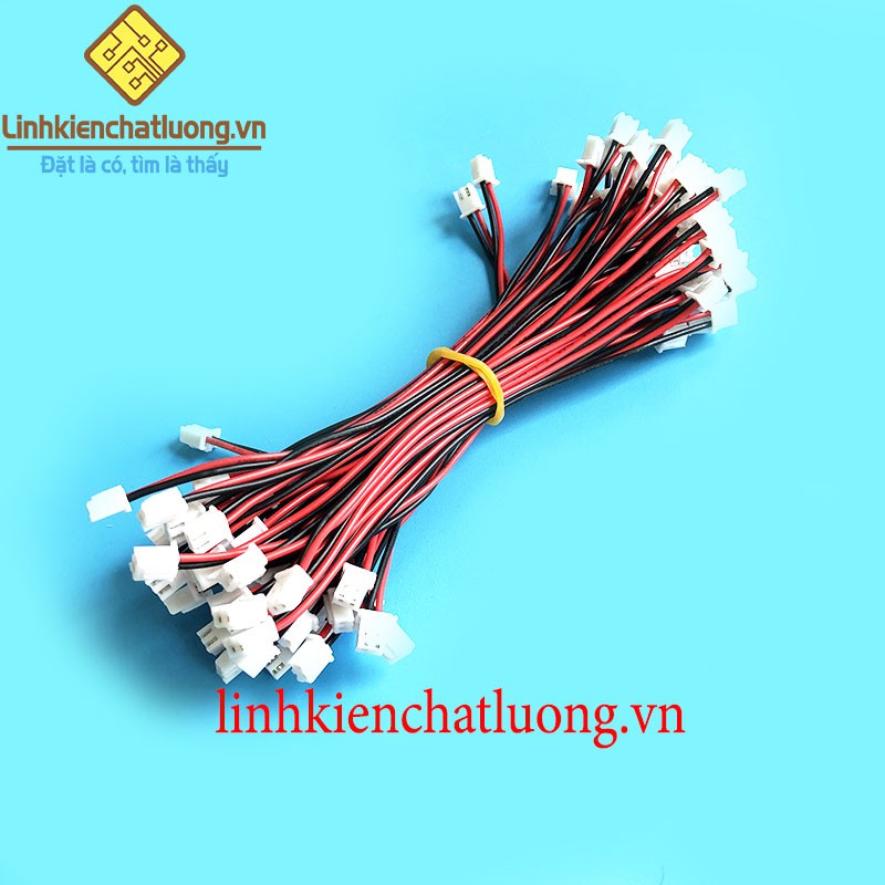 50 Sợi dây bus 2P XH2.54 dây 22AWG 2 đầu cắm dài 15cm