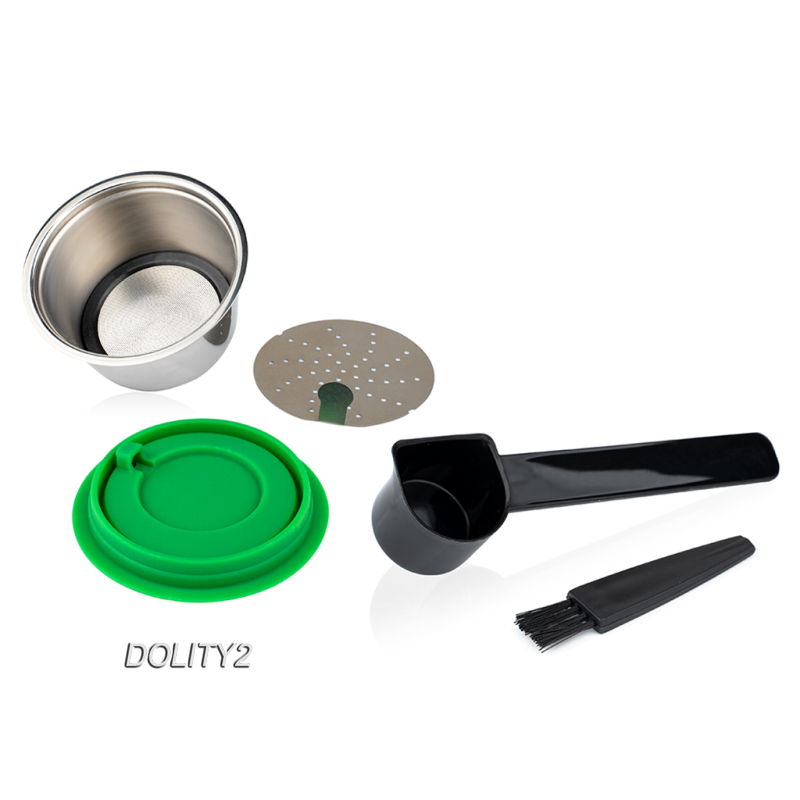[DOLITY2]Metal Reusable Coffee Capsules Cup Coffee Pods for DolceGusto