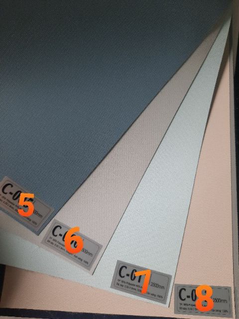 Thanh lý  lỗ rèm cuốn trơn ( khách bom hàng) mới 100%