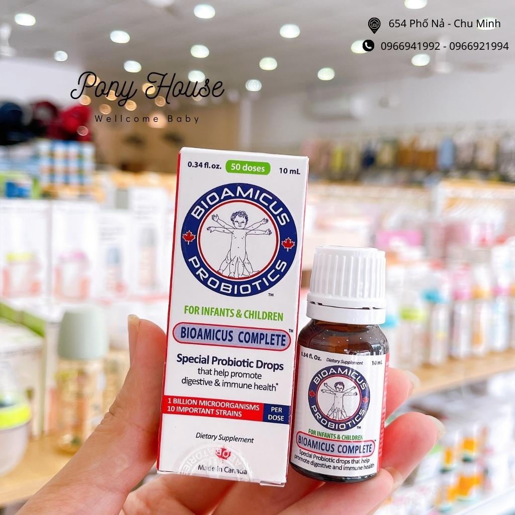 Men Vi Sinh 10 Chủng BioAmicus Complete 10ml, Men Vi Sinh Hỗ Trợ Tiêu Hóa Giúp Bé Ăn Ngon Chính Hãng