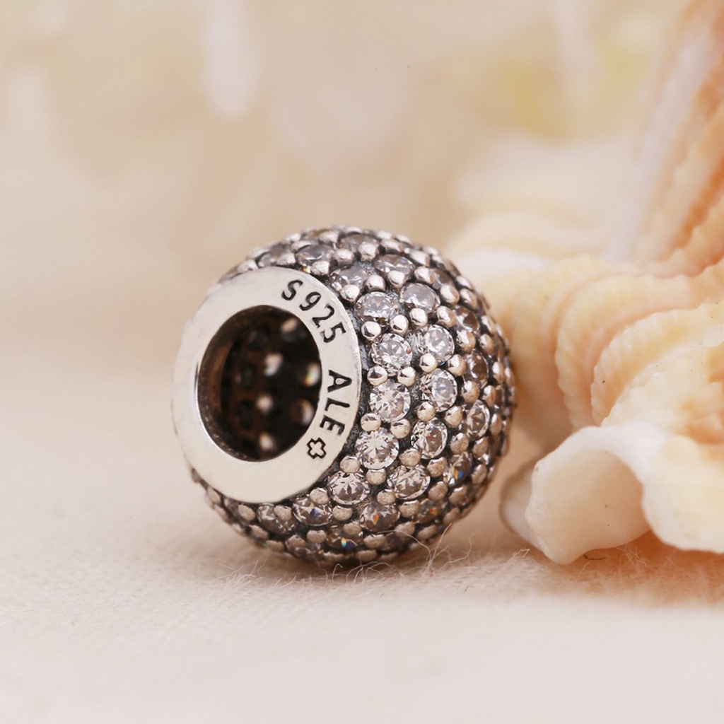 Hạt Trắng Pave Để Làm Vòng Tay Thủ Công
