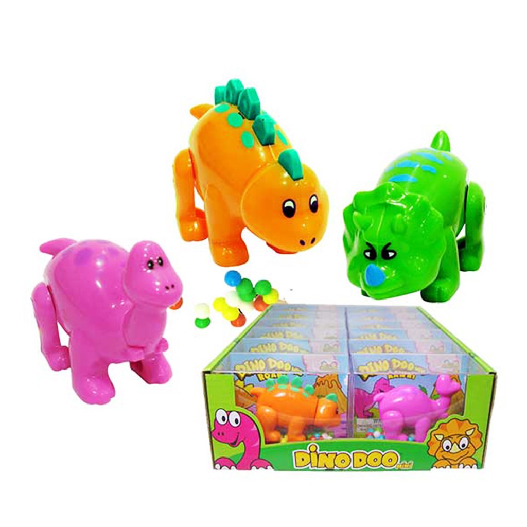 ( Bán sỉ ) Lốc 12 hộp Kẹo đồ chơi Kidsmania Dino Doo 9gr