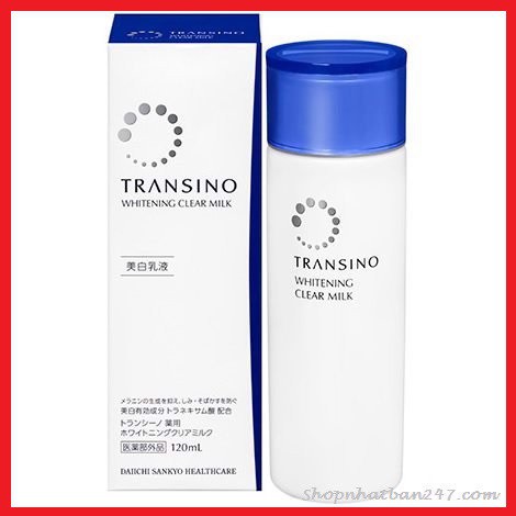 Sữa dưỡng trắng da ngừa nám Transino Whitening Clear Milk 120ml - 100% Authentic