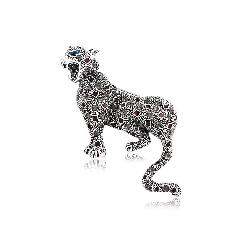 Ghim Cài Áo Họa Tiết Da Báo Leo Núi Lớn Sang Trọng Thời Trang Mùa Đông Cho Nam Và Nữ