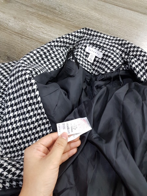 Áo dạ Topshop xuất dư size 6 8 10 (50-60kg)