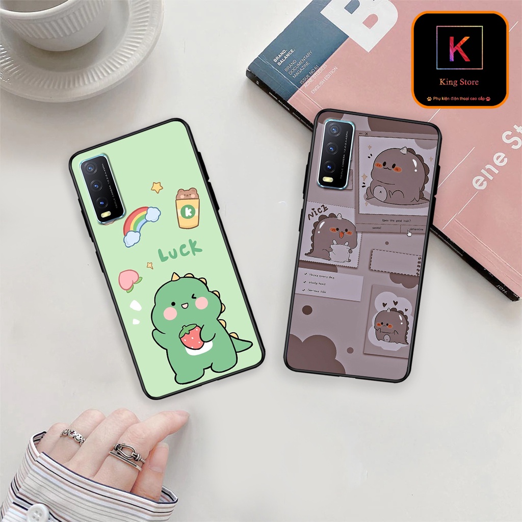Ốp lưng Vivo Y20 - Vivo Y20s - Vivo Y12s - Ốp lưng in hình khủng long,dinosaur dễ thương