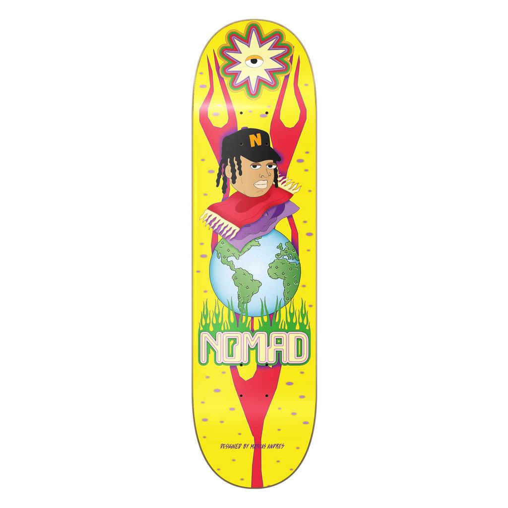 Ván Trượt Skateboard Chuyên Nghiệp Châu Âu - NOMAD THE WORLD CUSTOM COMPLETE 8.0