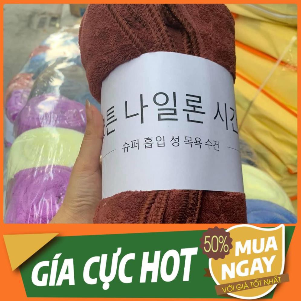 [HÀNG LOẠI 1] Khăn Tắm Hàn Quốc Mềm Mịn, Thấm hút tốt, Khổ 70cm x 140cm Quần Lót Nữ - FREESHIP -