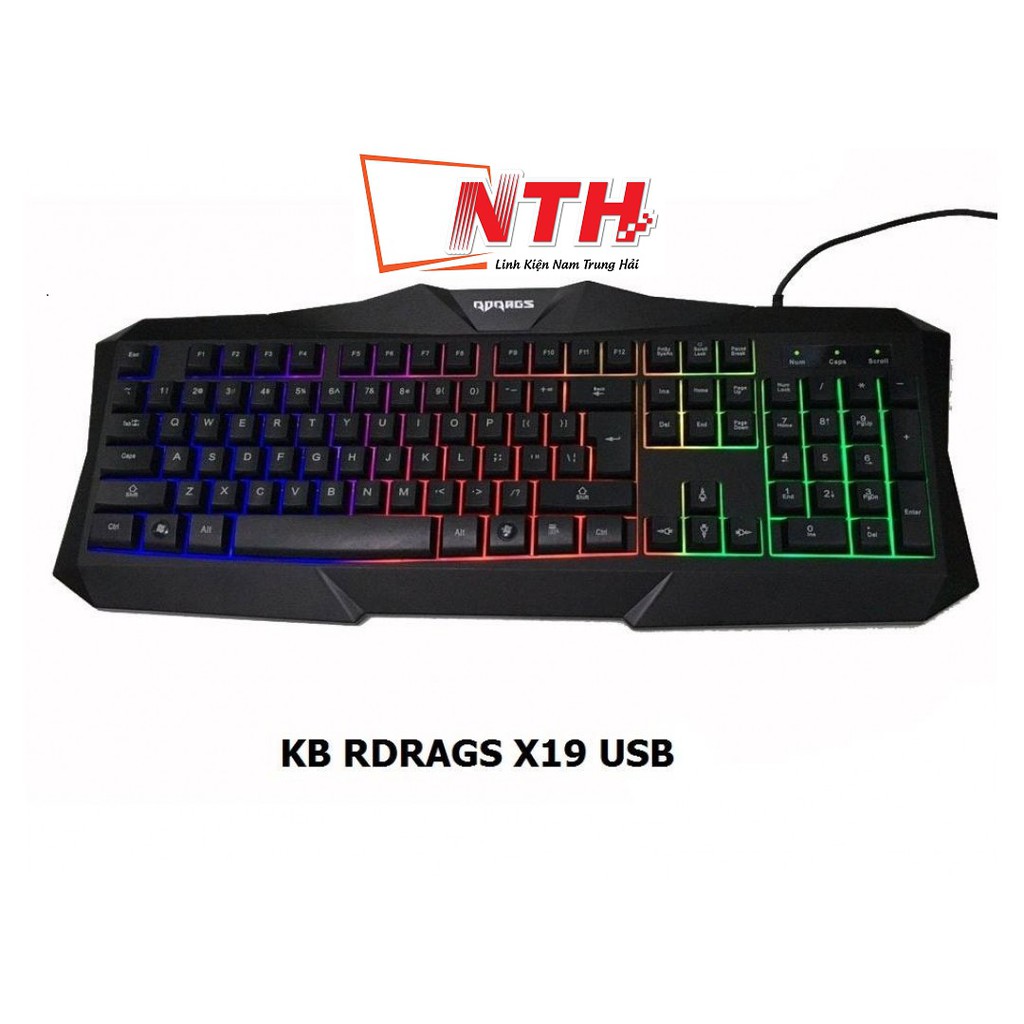 Bàn phím Led chuyên Game RDRAGS X19