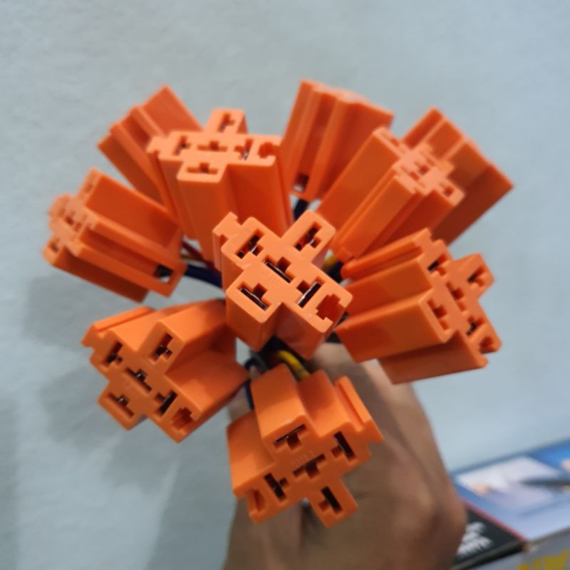(Set 5 cái) Giắc cắm rơ le 4 chân 5 chân