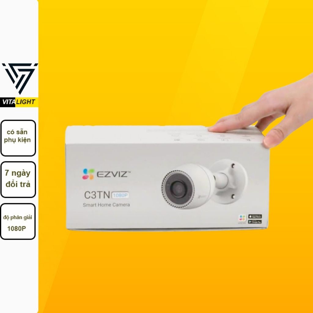 Camera Wifi gắn ngoài trời, báo động về điện thoại EZVIZ C3TN CV310WN 1080P/CS-CV310 (1080P) VITALIGHT