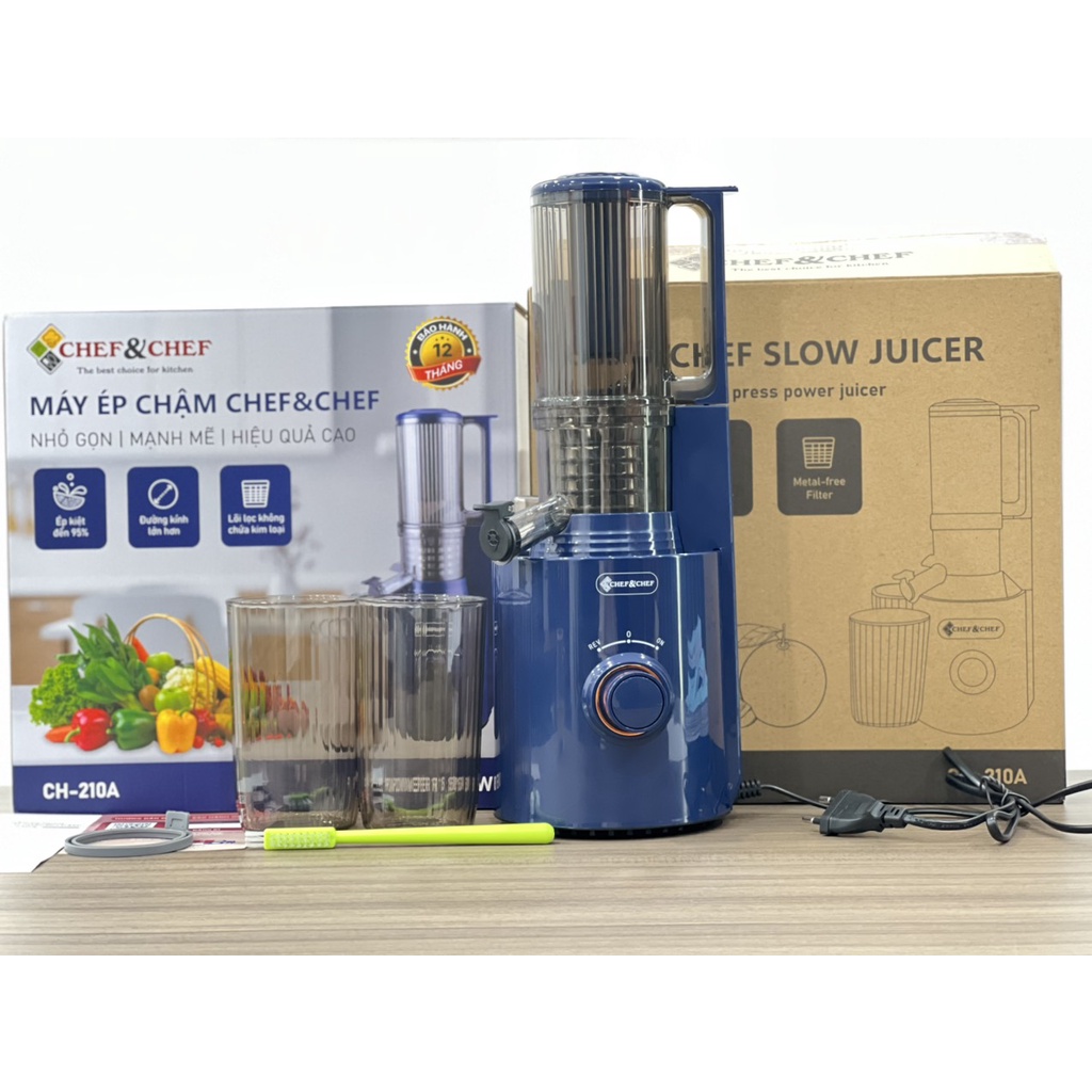 Máy ép chậm cao cấp CHEF&CHEF mã CH-210A.