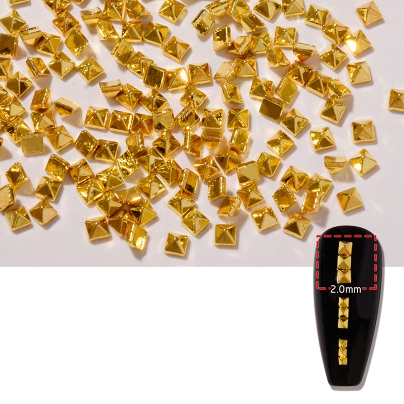 Hộp Phụ Kiện Đinh Tán Trang Trí Móng Tay 3D Bằng Hợp Kim