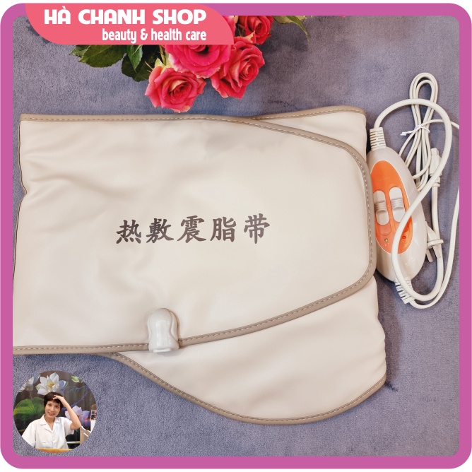 Đai Masssage Giảm Mỡ Bụng Đèn Photon Hồng Ngoại 6 Động Cơ Đai Giảm Béo Rung Quấn Nóng Máy Massage Bụng Mua Đai Tặng Dầu