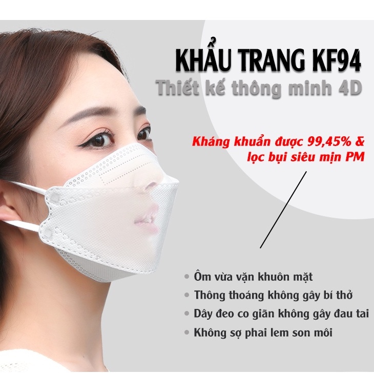 Khẩu trang KF94, khẩu trang 5D, khẩu trang kháng khuẩn An Tâm
