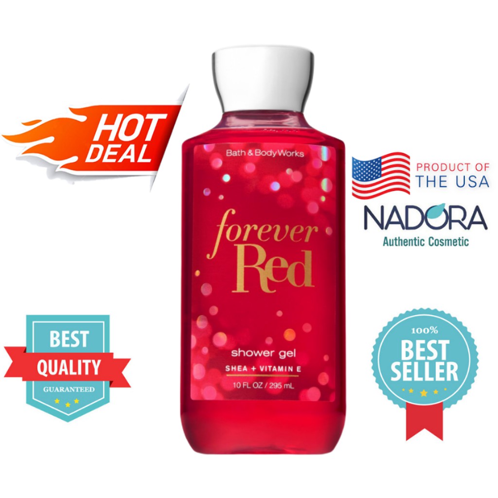 Sữa tắm Bath and Body Works - Forever Red (295ml)