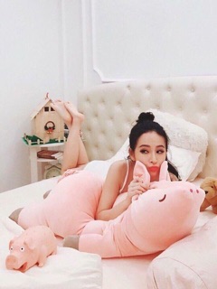 Gấu bông lợn hồng