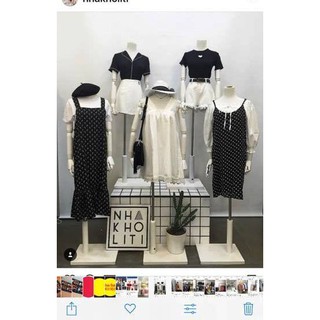 Manocanh nữ tay nhựa chóp gỗ