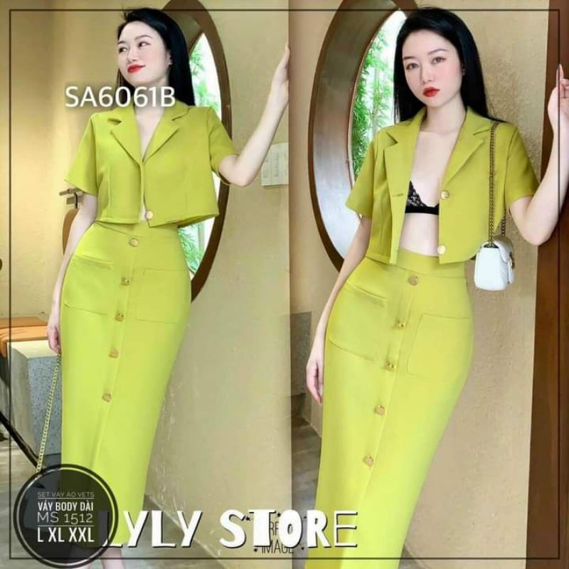 (Bigsize 60-90kg) SET VETS VÁY ÔM