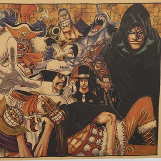 Miếng dán tường hình phim Hoạt Hình One Piece