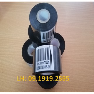 COMBO SIZE 40mm*122m (7 CUỘN)-MỰC IN DATE-MỰC IN HẠN SỬ DỤNG-RUY BANG IN DATE