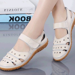 Giày Lười Da Thoáng Khí Thời Trang Cho Nữ