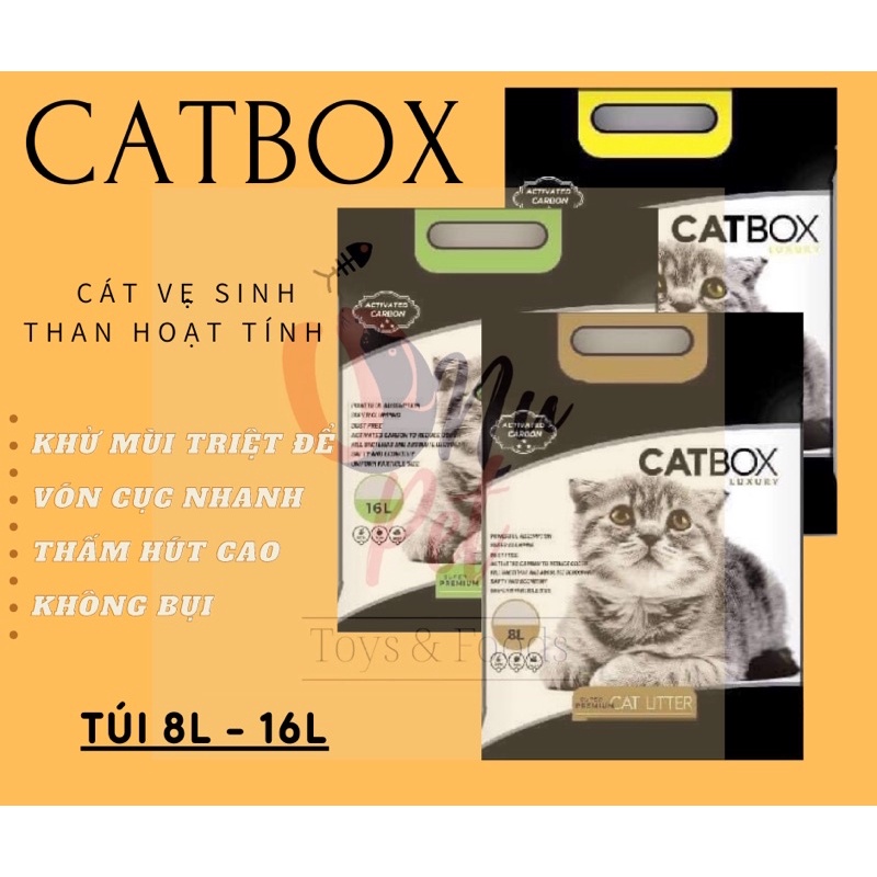 CATBOX LUXURY - Cát Vệ Sinh Than Hoạt Tính