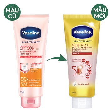 Tinh Chất Dưỡng Thể Vaseline Sáng Da Chống Nắng 50x Serum 300ml