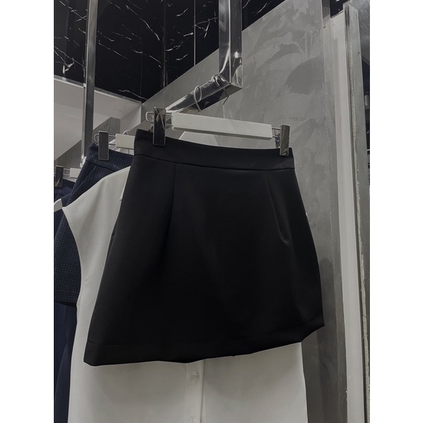 EUMSO - Chân váy đen basic LUCIE SKIRT
