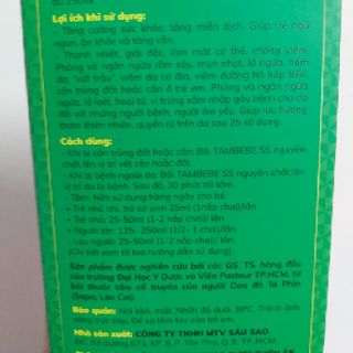 Thảo dược tắm bé Tambebess