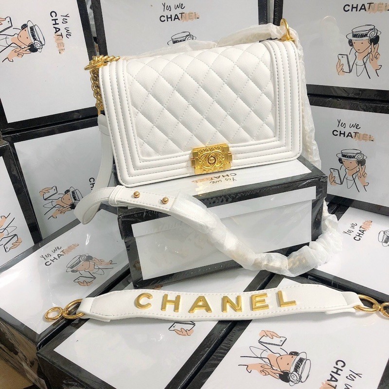 Túi boy  tay cầm chữ