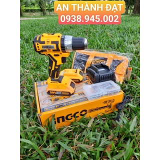 Máy khoan pin búa 20v ingco chính hãng model: cidli20608