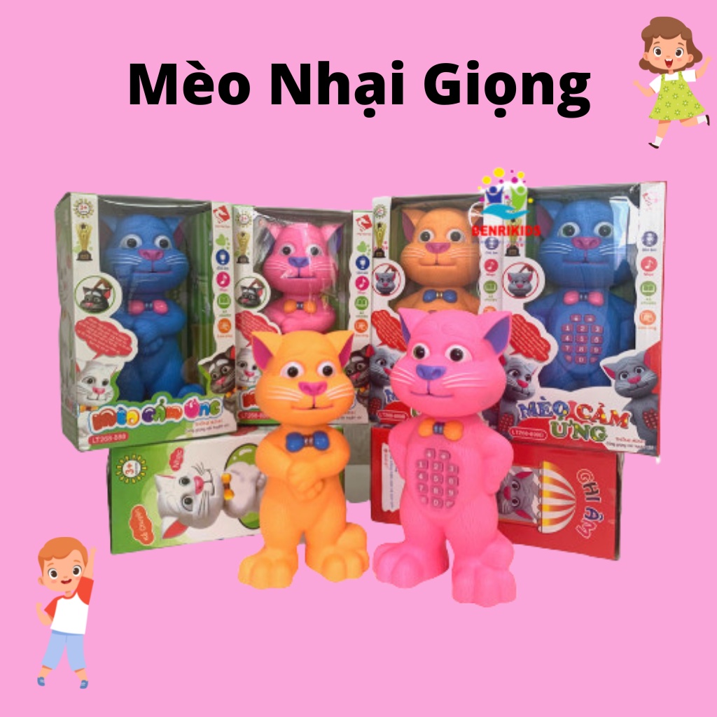 Đồ Chơi Mèo Thông Minh Đa Chức Năng Nhại Tiếng Người Cho Bé