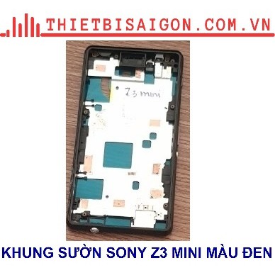 KHUNG SƯỜN SONY Z3 MINI MÀU ĐEN