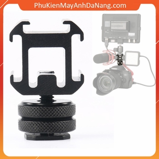 Đầu chuyển HotShoe 1 ra 3 gắn flash, đèn led, micro