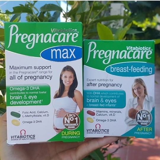 Vitamin Bầu- Bú Pregnacare max Anh