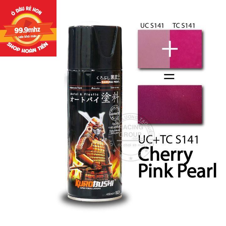 Sơn Xịt Samurai Màu Hồng Cherry ( Suzuki) - Mã UCS141