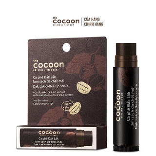 [Có Bill Cocoon]  Cà Phê Đắk Lắk Làm Sạch Da Chết Môi Cocoon 5g