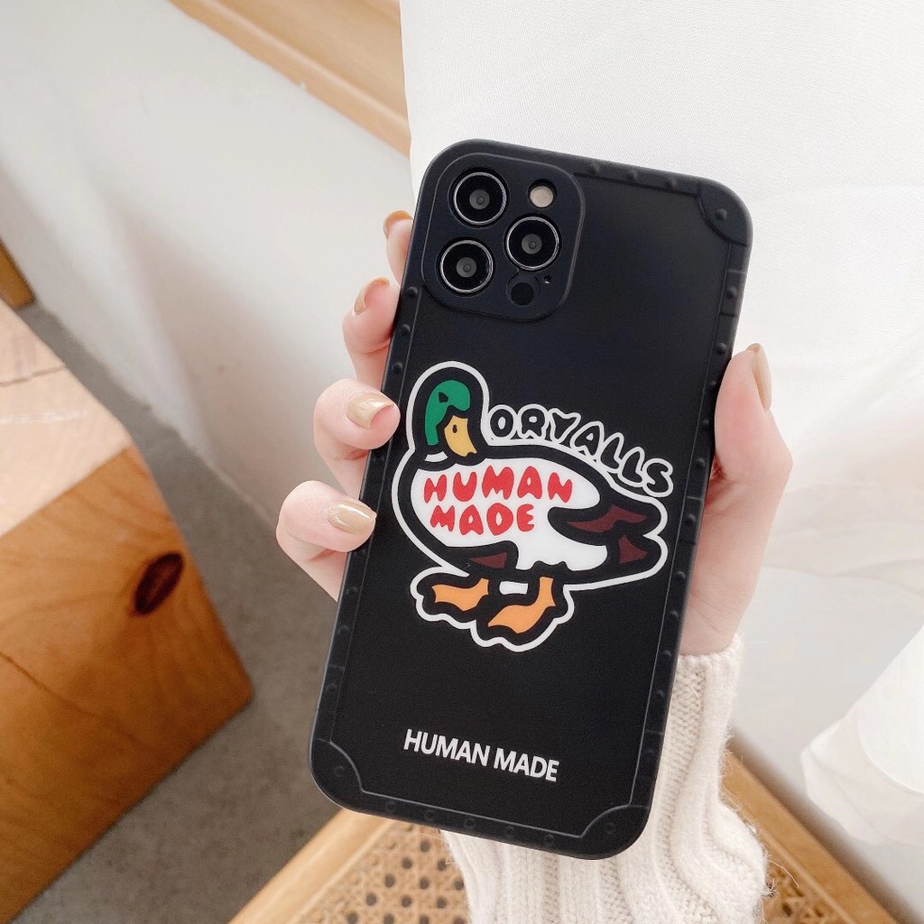 Hợp iphone case 12/12mini/12pro/12pro max/11/11pro/11pro max/xs max/xr/xs/x/8/7/8plus/7plus Human made   Loving Edge  Ống kính bảo vệ trọn gói | BigBuy360 - bigbuy360.vn