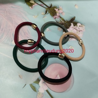 Set 5 dây cột tóc, chun/thun cột tóc đơn giản dành cho nữ