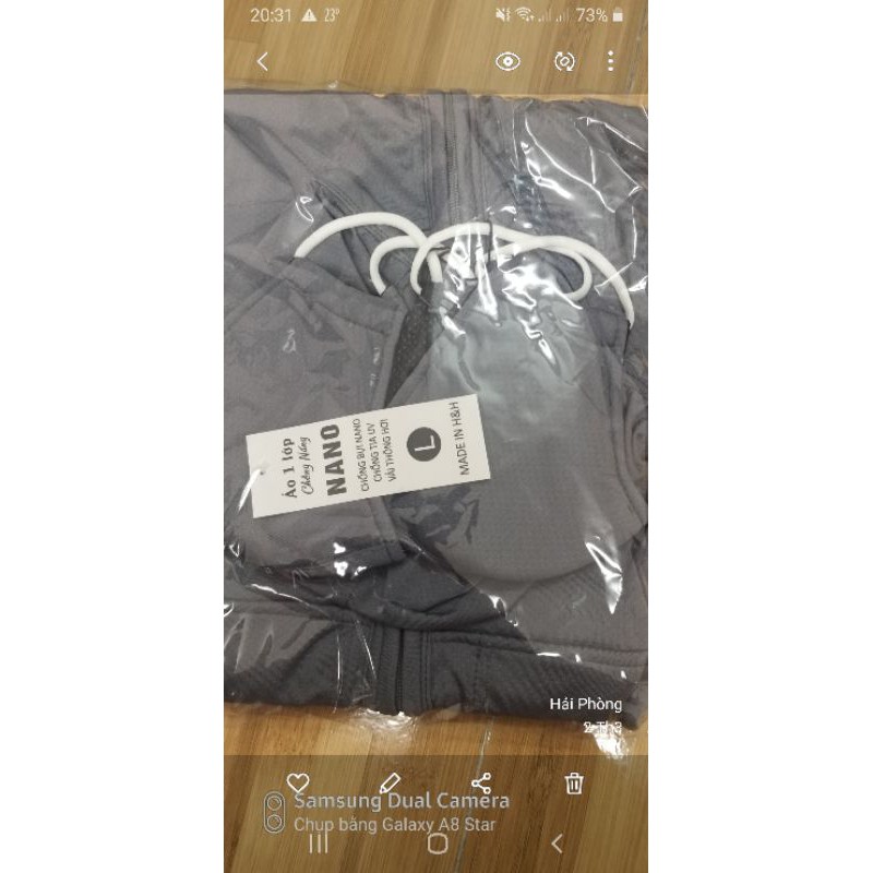 Áo Choàng dài chống nắng toàn thân .Hàng 1lớp chất liệu vải Nano nhật thông hơi thoáng khí. | BigBuy360 - bigbuy360.vn