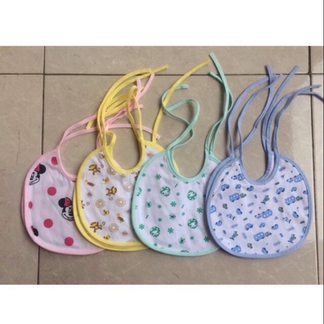 Yếm ăn dặm, yếm buộc dây chống thấm cho bé