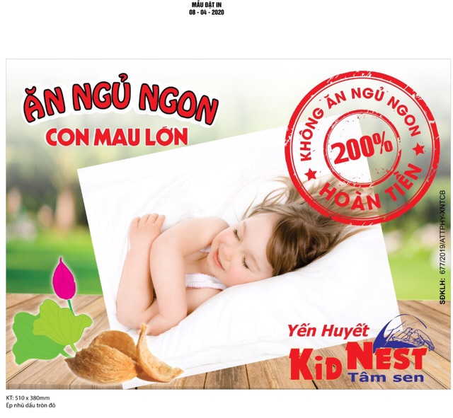 Yến Huyết KID NES’T Ăn Ngủ Ngon ( Mua 5 tặng 1 gói Tăm Bông ) | BigBuy360 - bigbuy360.vn