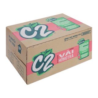 Hồng Trà Vải C2 (Thùng 24 Chai / Lốc 06 Chai / 455ml)