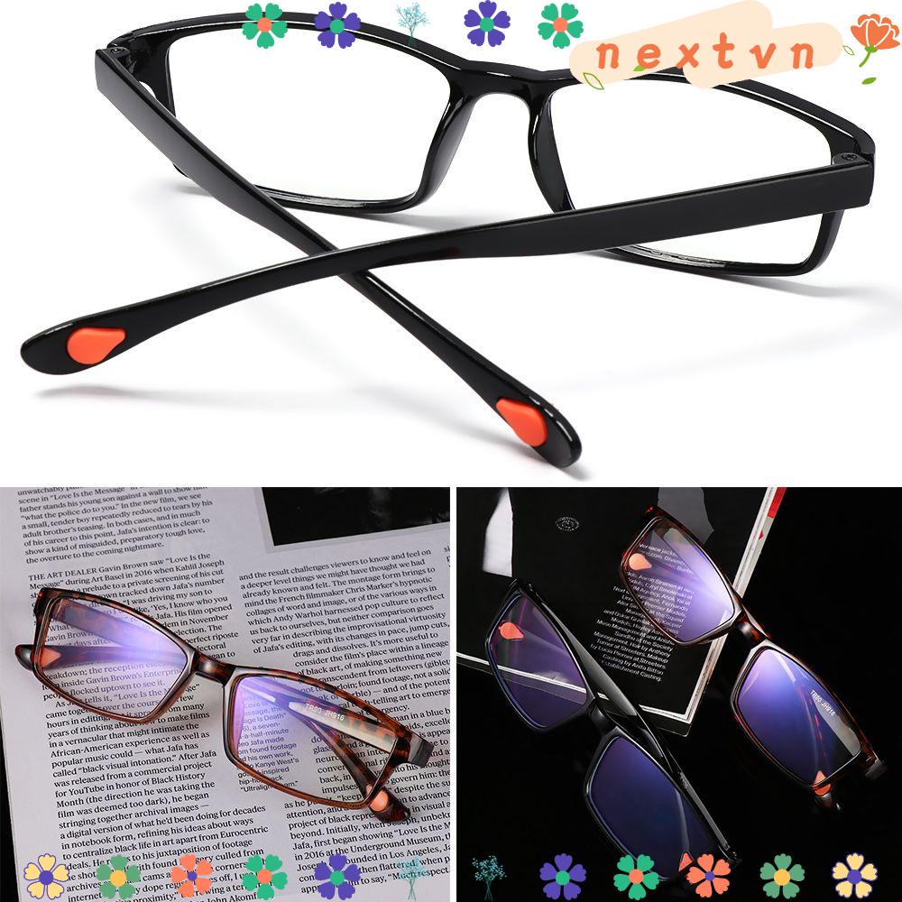 Kính đọc sách linh hoạt chống ánh sáng xanh +100 ~+400 bằng nhựa resin siêu nhẹ