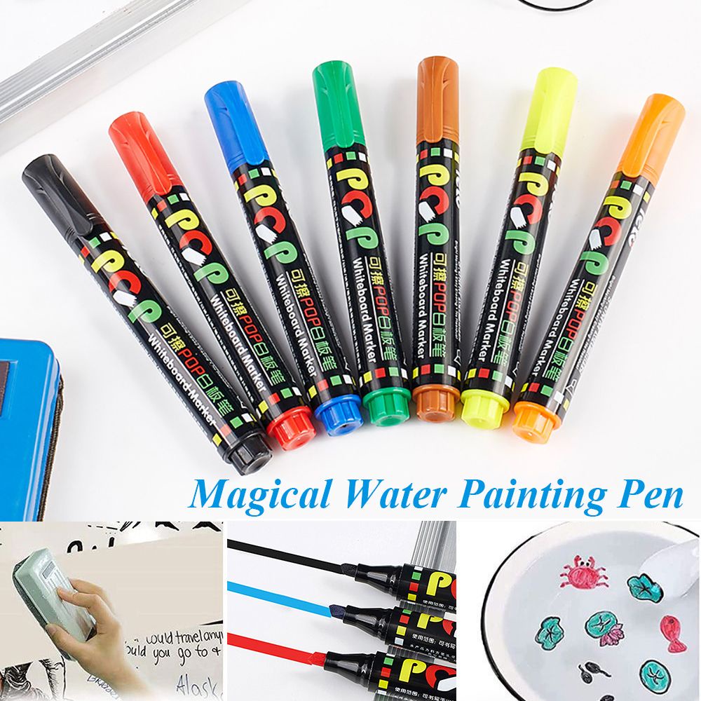 Bộ bút viết bảng trắng 12 màu sắc thần kỳ chuyên dùng cho trẻ em