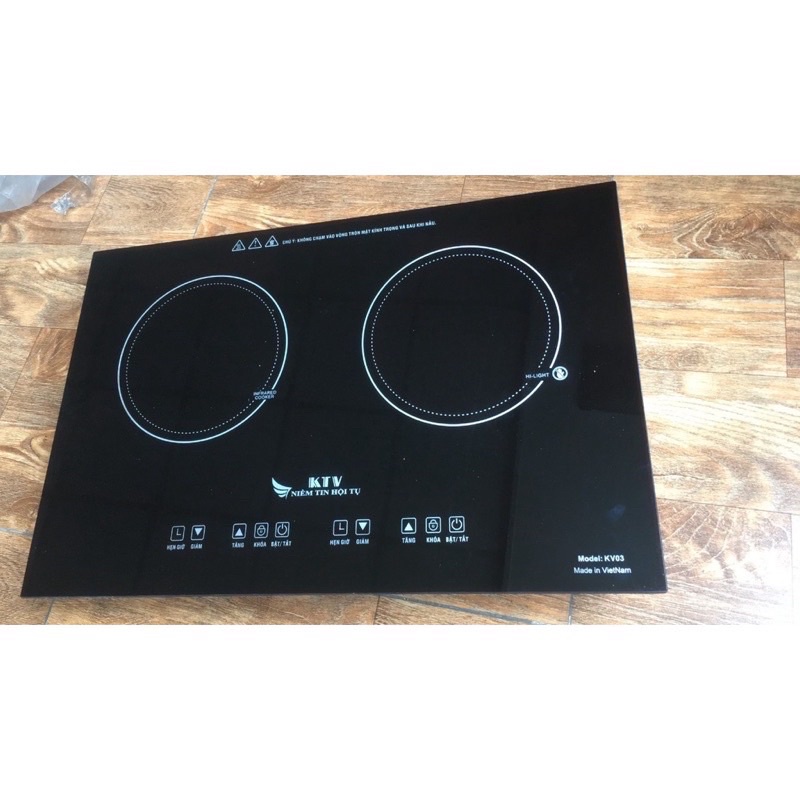 BẾP ĐÔI TỪ KẾT HỢP HỒNG NGOẠI KTV KV-03 Hàng chính hãng