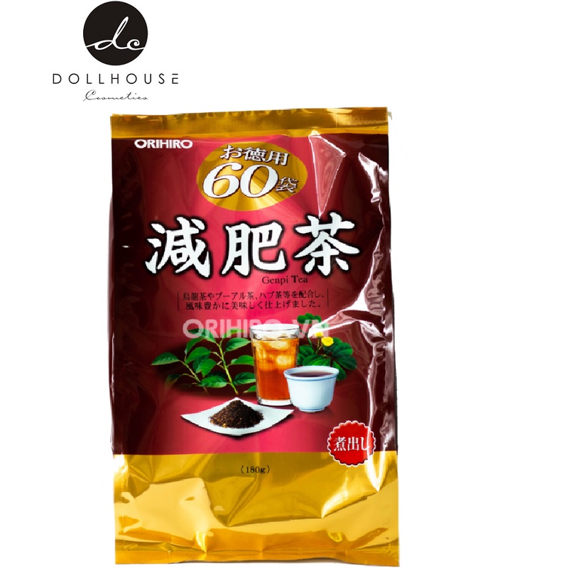 Trà Giảm Mỡ Bụng Genpi Tea #Orihiro [chính hãng Nhật Bản] [Hàng Chuẩn]